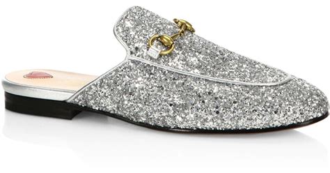 gucci glitter princetown|gucci princetown mule.